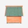 Caseta para perros de exterior de madera tamaño pequeño 72x76x73 cm Buddy Rebajas