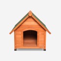 Caseta para perros de exterior de madera tamaño pequeño 72x76x73 cm Buddy Oferta
