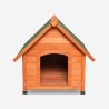 Caseta de madera exterior para perros de tamaño mediano 85x101x85 cm Linus  Oferta