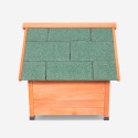 Caseta de madera exterior para perros de tamaño mediano 85x101x85 cm Linus  Rebajas
