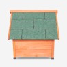 Caseta de exterior para perros de tamaño mediano grande de madera 96x112x102 cm Laika Rebajas