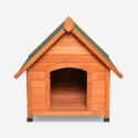 Caseta de exterior para perros de tamaño mediano grande de madera 96x112x102 cm Laika Oferta