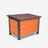 Caseta de exterior de madera para perros de tamaño mediano 85x60x60 cm Kody Catálogo