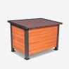Caseta de exterior de madera para perros de tamaño grande 116x84x84 cm Nicky Catálogo
