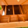 Gallinero corral elevado de madera para jardín 370x174x172 cm Hegg Elección