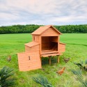 Gallinero corral elevado de madera para jardín 370x174x172 cm Hegg Catálogo