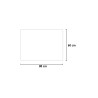 Espejo baño rectangular 60x80cm retroiluminado luces led Strokkur M Descueto