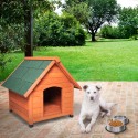 Caseta de madera exterior para perros de tamaño mediano 85x101x85 cm Linus  Venta