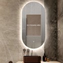 Espejo ovalado baño retroiluminado led 60x100cm moderno Konughs XL Oferta