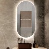 Espejo ovalado baño retroiluminado led 60x100cm moderno Konughs XL Oferta