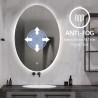 Espejo de baño ovalado moderno led 50x70cm retroiluminado Sodin M Oferta