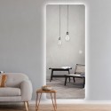 Espejo de pared rectangular con luz led retroiluminado 70x170 cm Opperishola Oferta