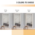 Espejo de pared rectangular con luz led retroiluminado 70x170 cm Opperishola Rebajas