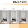 Espejo de pared rectangular con luz led retroiluminado 70x170 cm Opperishola Rebajas