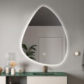 Espejo baño retroiluminado led diseño en forma de gota 70x90cm Vmidur XL Promoción