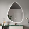 Espejo baño retroiluminado led diseño en forma de gota 70x90cm Vmidur XL Promoción