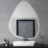 Espejo baño retroiluminado led diseño en forma de gota 70x90cm Vmidur XL Oferta