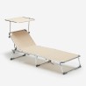 Tumbona plegable portátil de aluminio para playa y piscina California 