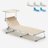Tumbona plegable portátil de aluminio para playa y piscina California 