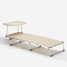 Tumbona plegable portátil de aluminio para playa y piscina California 