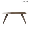 Mesa de comedor de cocina diseño moderno 180x90cm patas de hierro Eagan Promoción