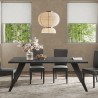 Mesa de comedor moderna de madera 210x90cm con patas de hierro Anuk Oferta