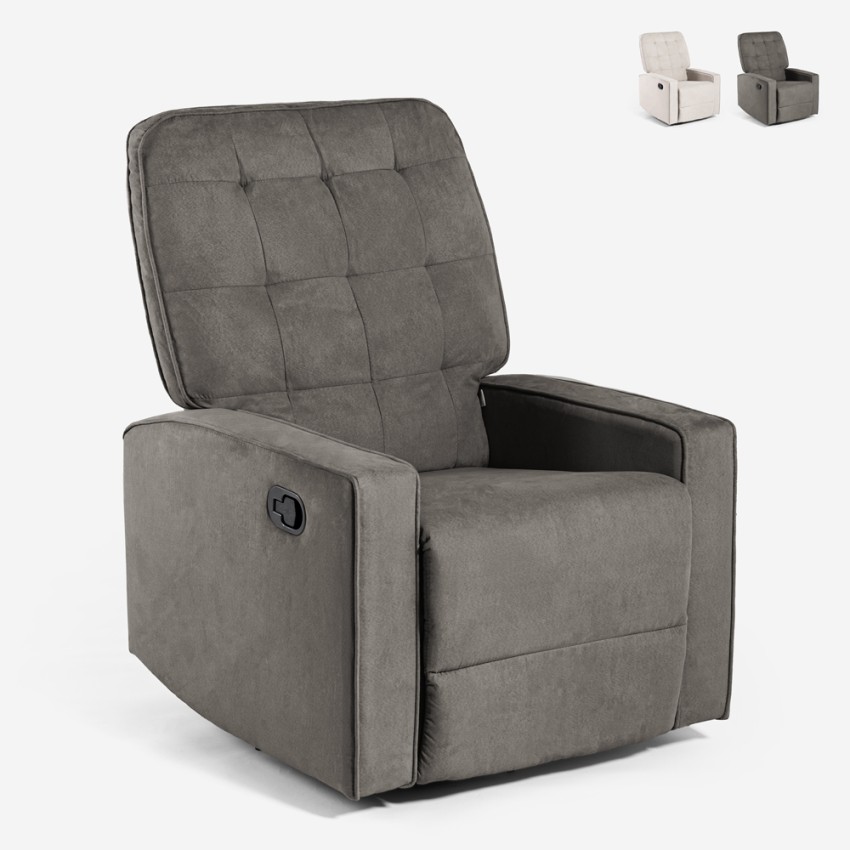 Sillón de relax balancín reclinable con rotación 360 reposapiés Anita Stock Sillón de relax balancín reclinable con rotación 360 reposapiés Anita Stock