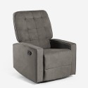 Sillón de relax balancín reclinable con rotación 360 reposapiés Anita Modelo