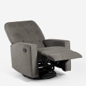 Sillón de relax balancín reclinable con rotación 360 reposapiés Anita Características