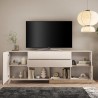 Aparador moderno para cocina y sala blanco de madera 2 puertas cajones Maditha 