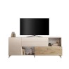 Aparador moderno para cocina y sala blanco de madera 2 puertas cajones Maditha 