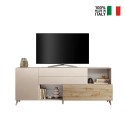 Aparador moderno para cocina y sala blanco de madera 2 puertas cajones Maditha Medidas