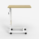 Mesa auxiliar para sofá o cama 40x60 cm altura ajustable 4 ruedas Endy 