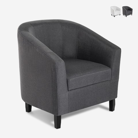 Sillón Club de diseño clásico de tela para el salón Cookie Class Promoción