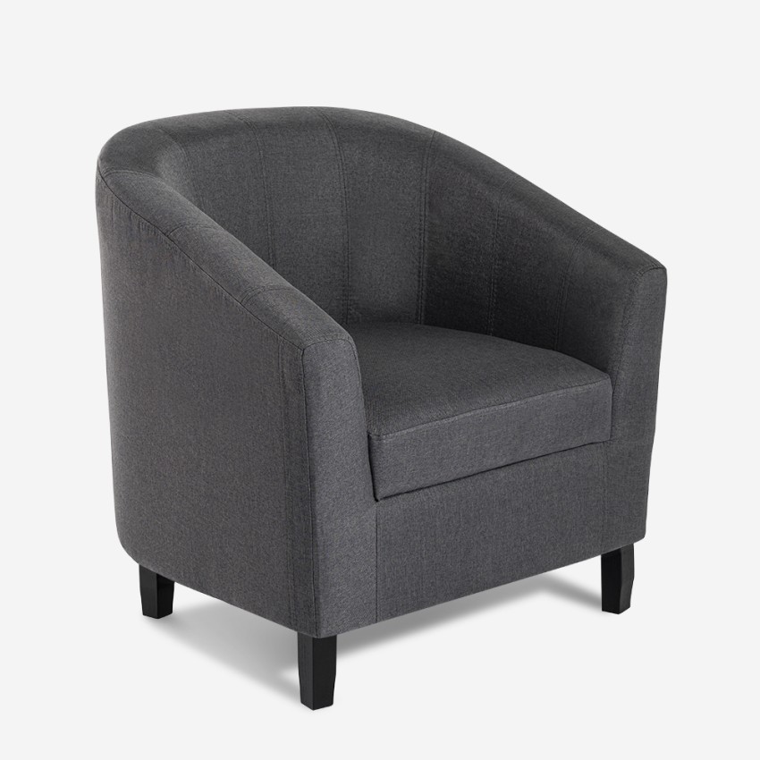 Sillón Club de diseño clásico de tela para el salón Cookie Class Promoción