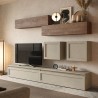 Mueble de pared para TV diseño moderno muebles suspendidos de madera Infinity 01 Promoción