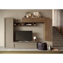 Mueble de pared moderno para TV en madera con muebles colgantes Infinity 08 Promoción