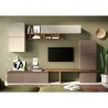 Centro de entretenimiento contemporáneo de madera blanco gris Infinity 19 Promoción