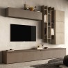 Mueble de pared para TV con librería de diseño moderno Infinity 20 Promoción