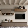 Mueble de pared de diseño moderno para TV, estantes suspendidos, modelo Infinity 27 Promoción