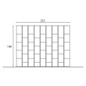 Estantería de diseño para pared, sala de estar moderna blanco y negro Infinity 35 Venta
