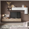 Mueble de pared colgante para TV de madera diseño moderno Infinity 41 Promoción