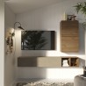 Centro de entretenimiento moderno, soportes de pared flotantes de madera Infinity 47 Promoción