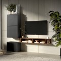 Centro de entretenimiento diseño moderno mueble de TV suspendido en madera Infinity 51 Promoción