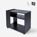 Mueble bajo de oficina y despacho con ruedas y estantes para documentos Wick Promoción