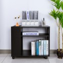 Mueble bajo de oficina y despacho con ruedas y estantes para documentos Wick Rebajas