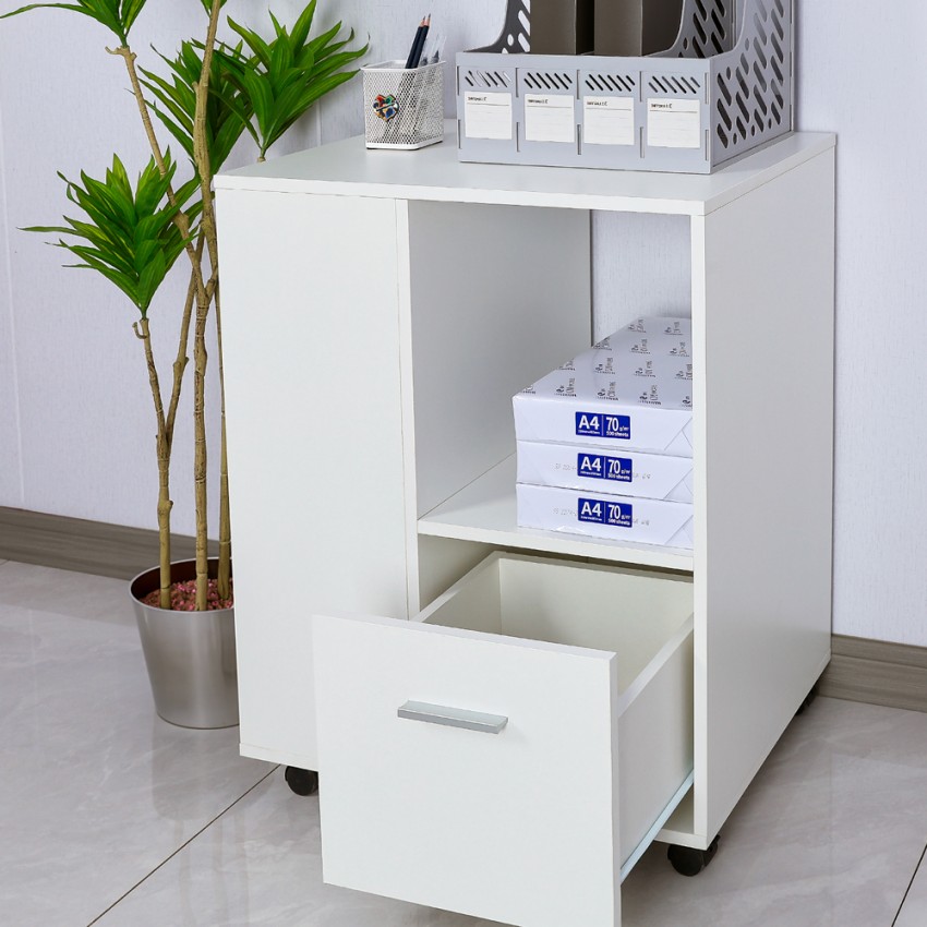  Mueble de oficina bajo con ruedas con estante para documentos Dundee Promoción 