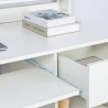 Escritorio de oficina que ocupa poco espacio con cajón elevado Drums Light Rebajas