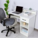 Escritorio de oficina que ocupa poco espacio con cajón elevado Drums Light Oferta