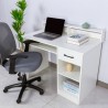 Escritorio de oficina que ocupa poco espacio con cajón elevado Drums Light Oferta